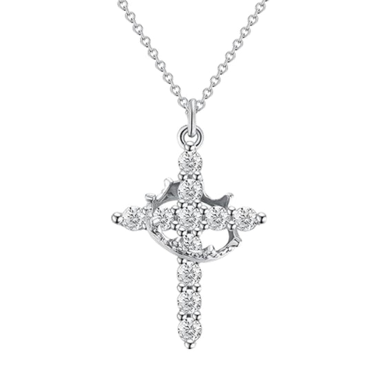 Cross & Crown Necklace