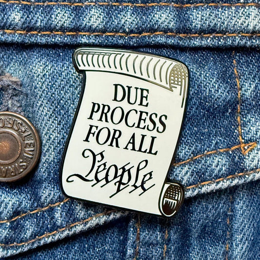 Due Process For All People Pin (3-Pack)