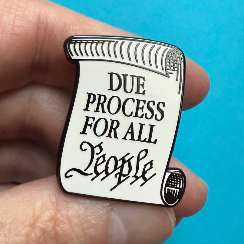 Due Process For All People Pin (3-Pack)