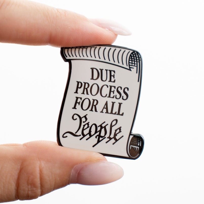 Due Process For All People Pin (3-Pack)