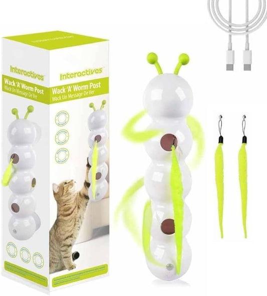 Interactive Caterpillar Cat Toy