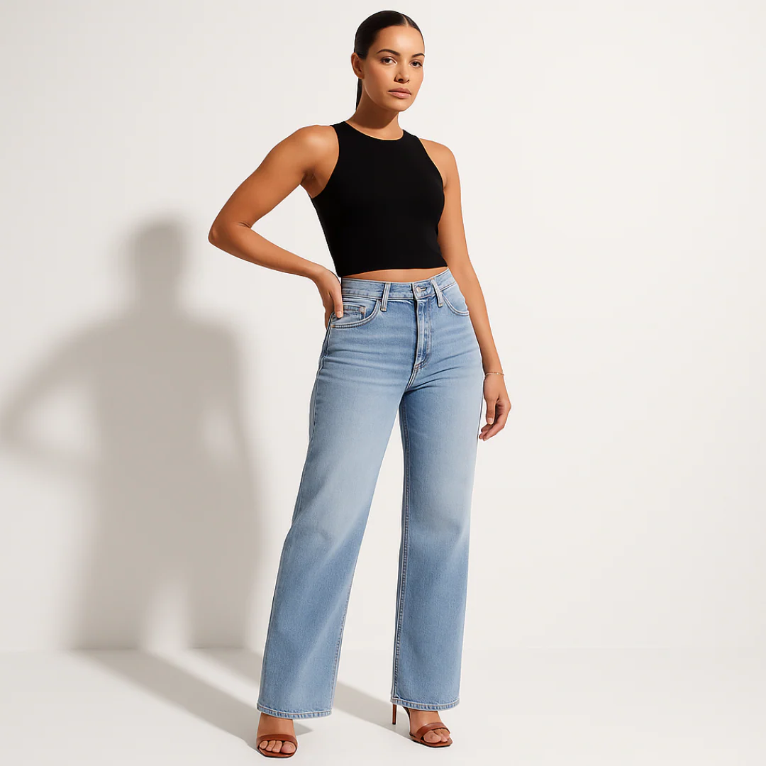 Aurelia Denim - Mid-Low Rise Stretch Jeans